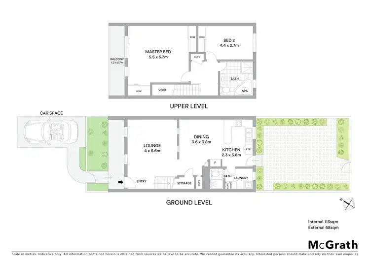 Floorplan of Homely townhouse listing, 19/44 Carrington Street, Queanbeyan NSW 2620