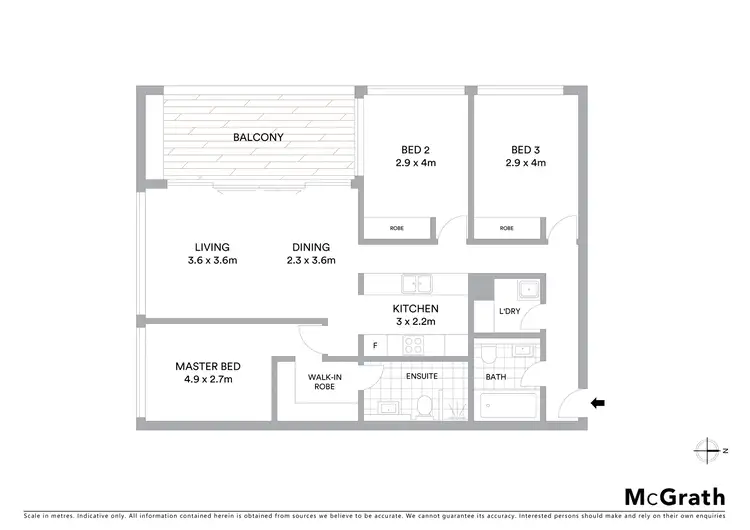 Floorplan of Homely apartment listing, 8/2 James Street, Carlingford NSW 2118