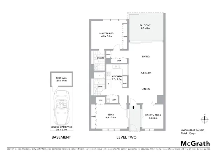 Floorplan of Homely apartment listing, 37/2 Crewe Place, Rosebery NSW 2018