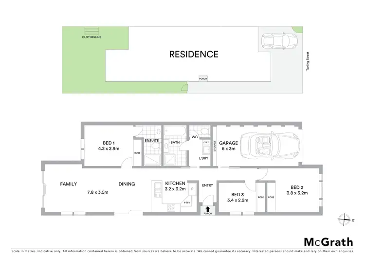 Floorplan of Homely house listing, 11 Tarling Street, Casey ACT 2913