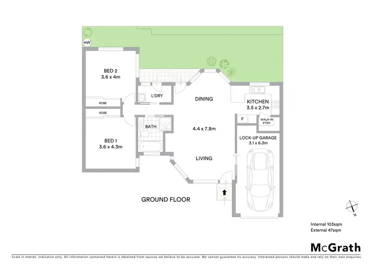 Floorplan of Homely villa listing, 3/22 Franklin Road, Cronulla NSW 2230