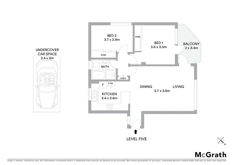 Floorplan of Homely apartment listing, 27/1 Osborne Road, Manly NSW 2095