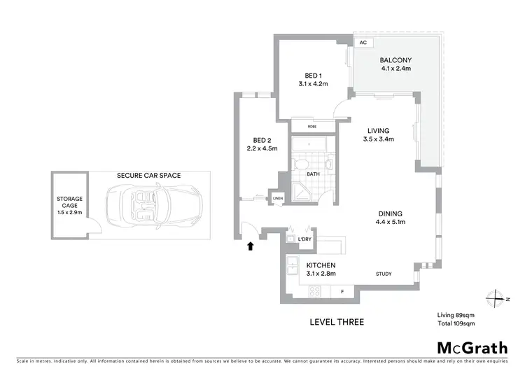 Floorplan of Homely apartment listing, 218/635 Gardeners Road, Mascot NSW 2020