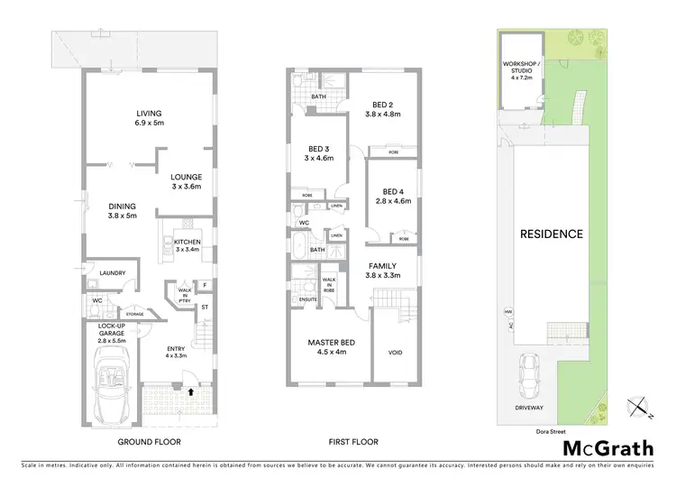 Floorplan of Homely house listing, 179 Dora Street, Hurstville NSW 2220