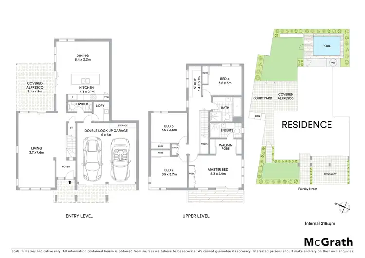 Floorplan of Homely house listing, 18 Fairsky Street, South Coogee NSW 2034