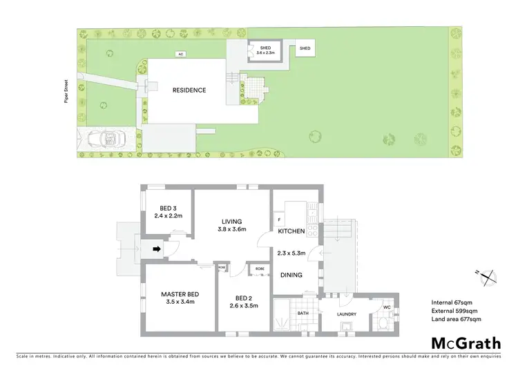 Floorplan of Homely house listing, 4 Piper Street, Woy Woy NSW 2256