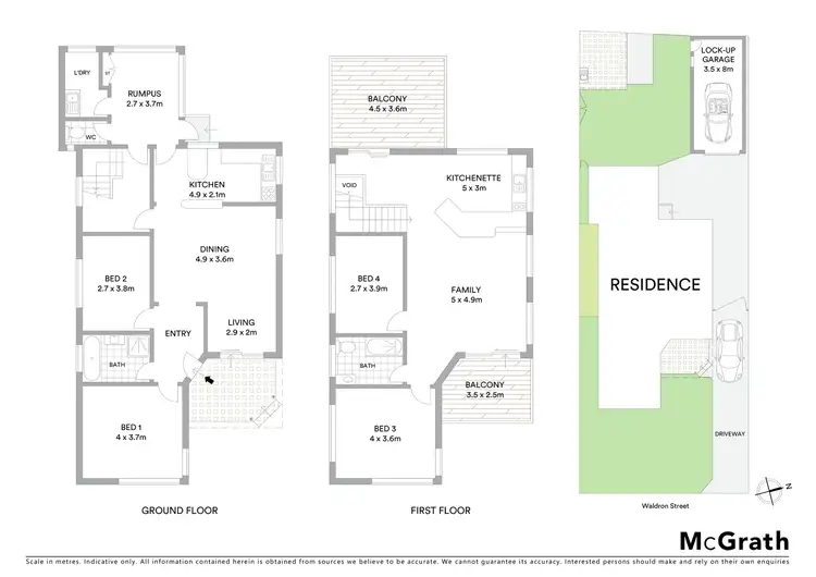 Floorplan of Homely house listing, 46 Waldron Street, Sandringham NSW 2219