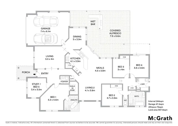 Floorplan of Homely house listing, 8 Carolyn Jackson Drive, Jerrabomberra NSW 2619