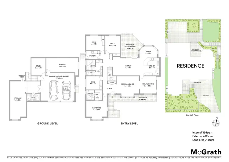 Floorplan of Homely house listing, 44 Kambah Place, West Pennant Hills NSW 2125
