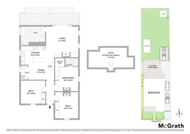 Floorplan of Homely house listing, 21 Young Street, Parramatta NSW 2150