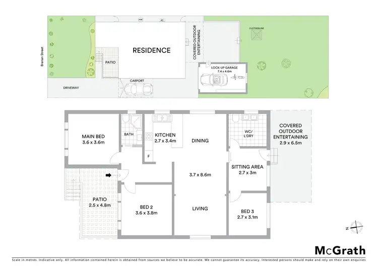 Floorplan of Homely house listing, 249 Brenan Street, Smithfield NSW 2164
