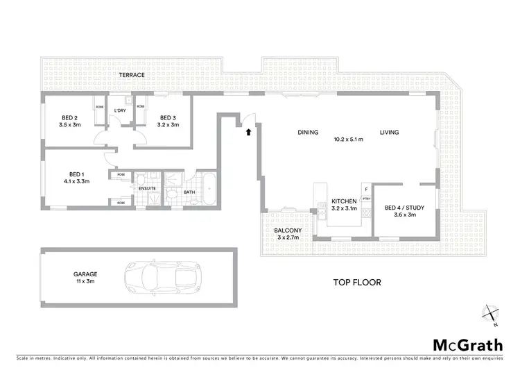 Floorplan of Homely apartment listing, 6/339 Woodville Road, Guildford NSW 2161