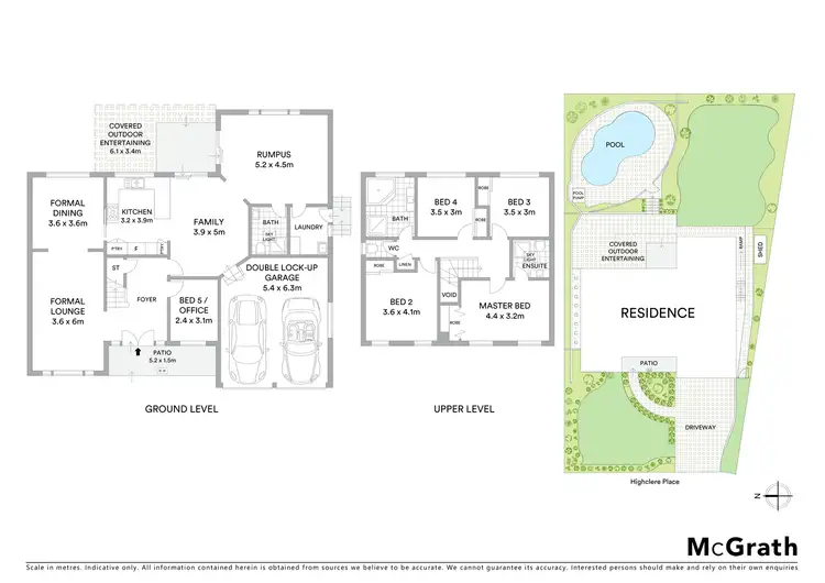 Floorplan of Homely house listing, 4 Highclere Place, Castle Hill NSW 2154