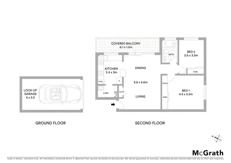 Floorplan of Homely apartment listing, 10/70 Oaks Avenue, Dee Why NSW 2099