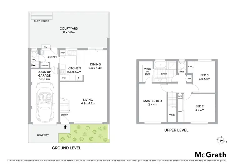 Floorplan of Homely townhouse listing, 2/199 Kennedy Drive, Tweed Heads West NSW 2485