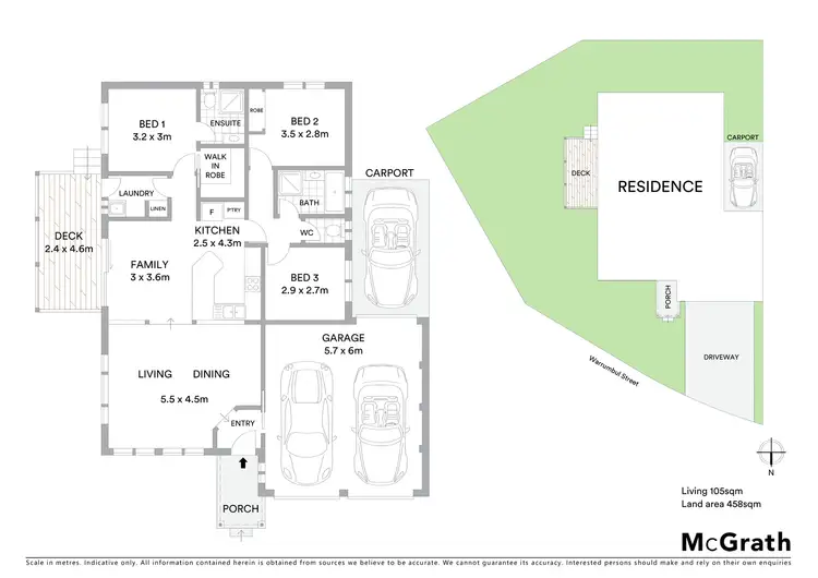 Floorplan of Homely house listing, 1 Warrumbul Street, Ngunnawal ACT 2913