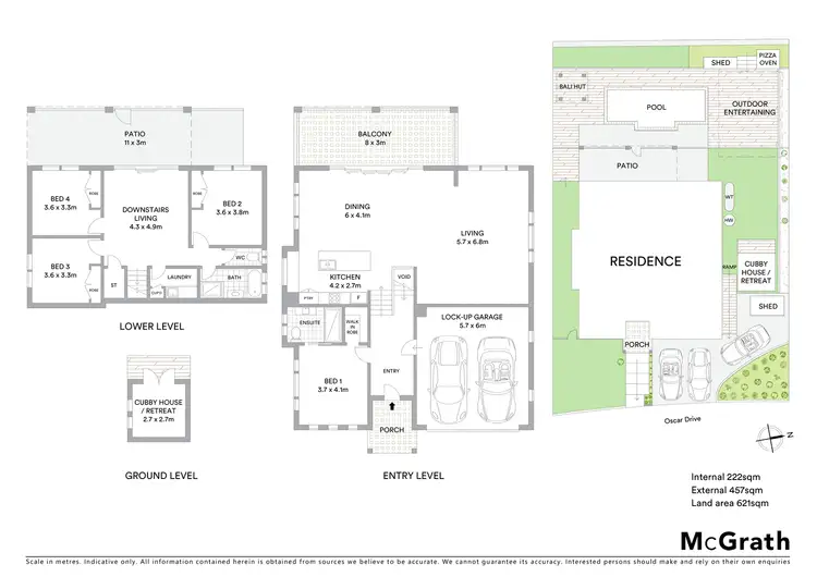 Floorplan of Homely house listing, 6 Oscar Drive, Chittaway Point NSW 2261