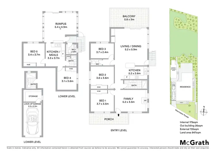 Floorplan of Homely house listing, 13 Macmaster Parade, Macmasters Beach NSW 2251