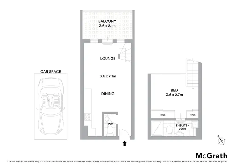 Floorplan of Homely unit listing, 25/18 Waterloo Street, Narrabeen NSW 2101