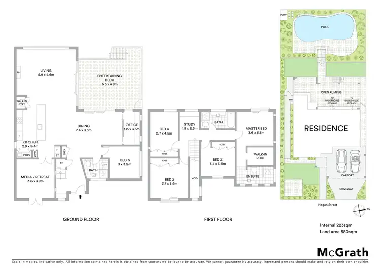 Floorplan of Homely house listing, 3 Hogan Street, Balgowlah Heights NSW 2093