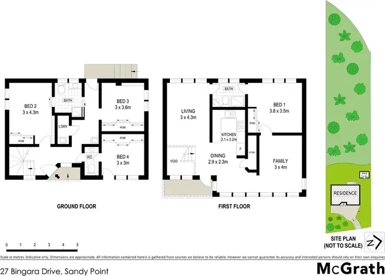 Floorplan of Homely house listing, 27 Bingara Drive, Sandy Point NSW 2172