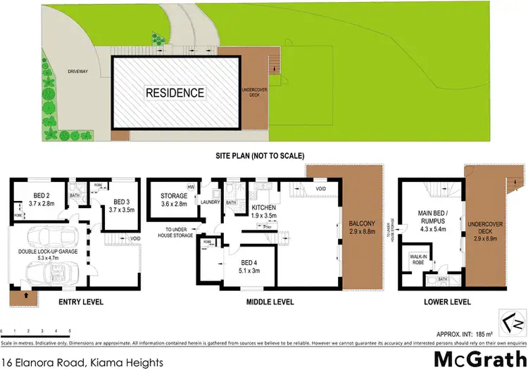Floorplan of Homely house listing, 16 Elanora Road, Kiama Heights NSW 2533