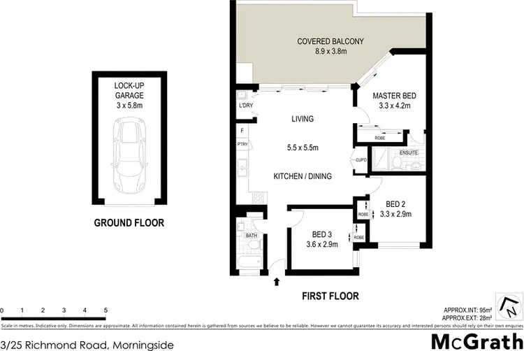 Floorplan of Homely apartment listing, 3/25 Richmond Road, Morningside QLD 4170