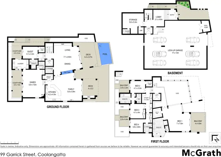 Floorplan of Homely house listing, 99 Garrick Street, Coolangatta QLD 4225