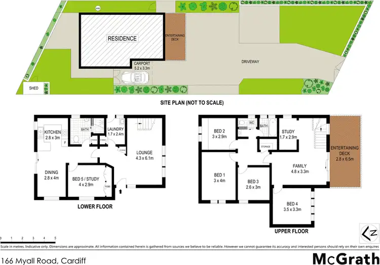 Floorplan of Homely house listing, 166 Myall Road, Cardiff NSW 2285