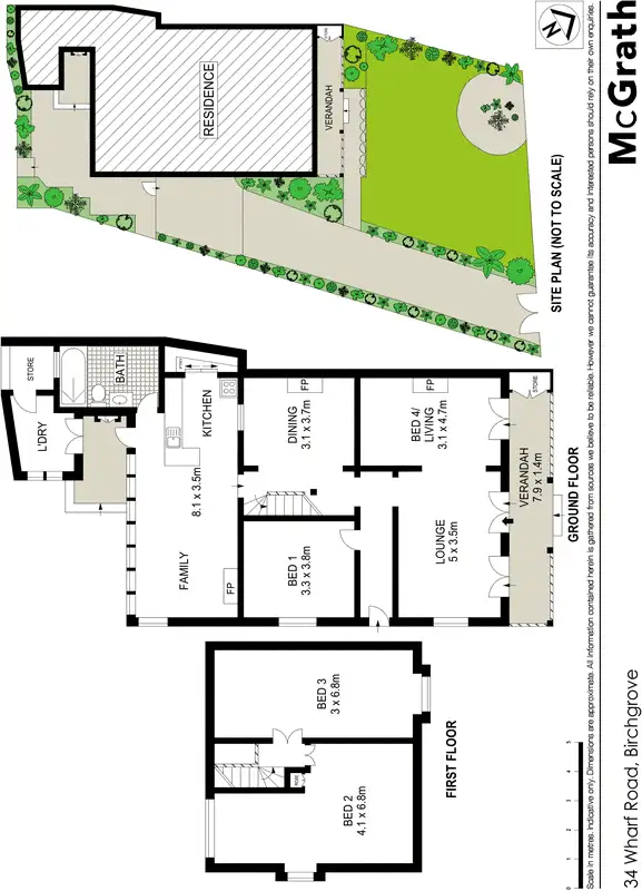 Floorplan of Homely house listing, 34 Wharf Road, Birchgrove NSW 2041