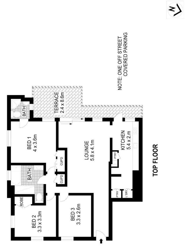 Floorplan of Homely apartment listing, 6/2A Trelawney Street, Woollahra NSW 2025