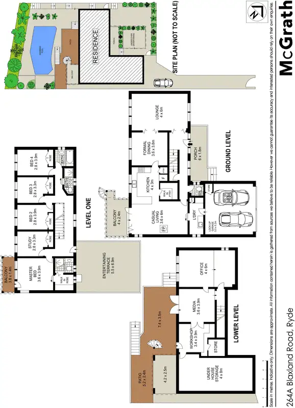 Floorplan of Homely house listing, 264A Blaxland Road, Ryde NSW 2112