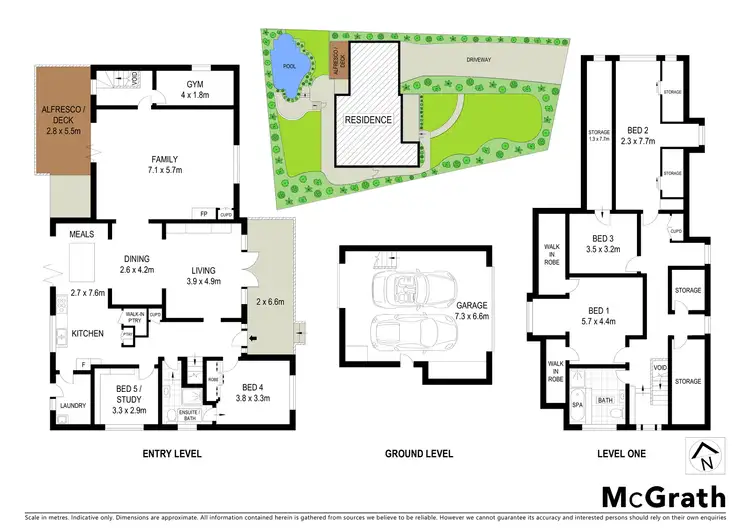 Floorplan of Homely house listing, 56 Dorset Drive, St Ives NSW 2075
