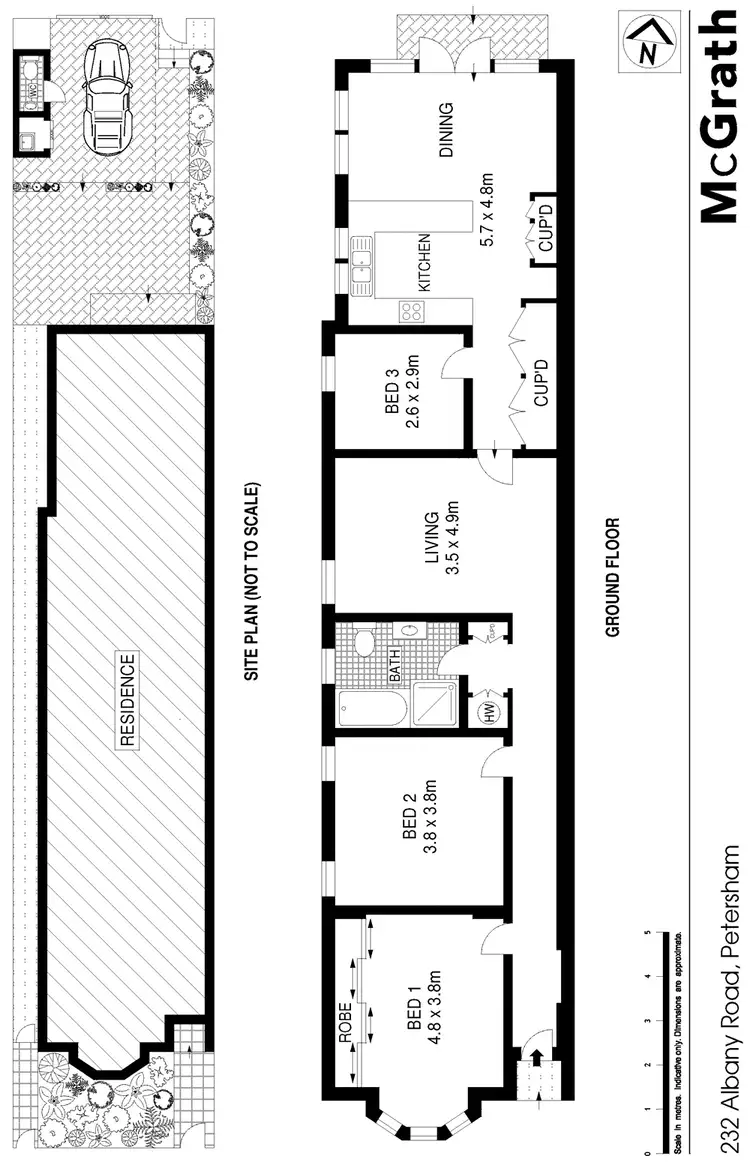 Floorplan of Homely house listing, 232 Albany Road, Petersham NSW 2049