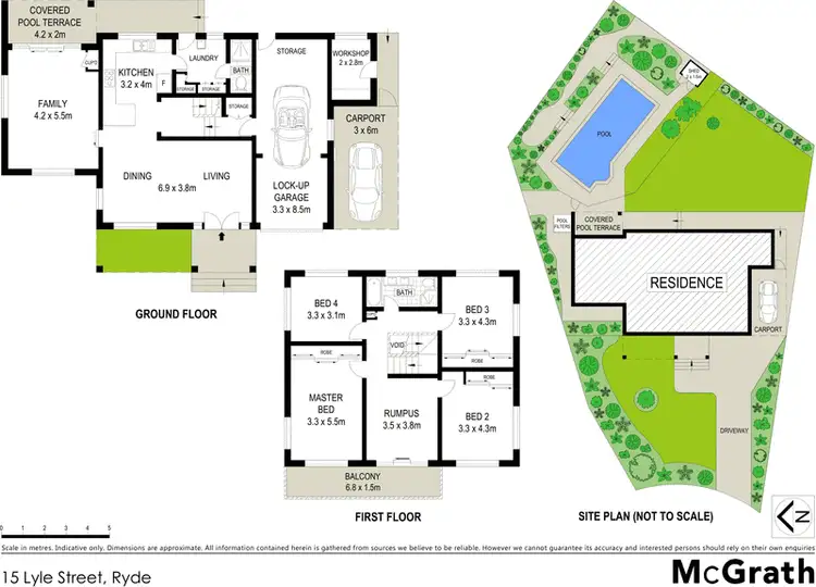 Floorplan of Homely house listing, 15 Lyle Street, Ryde NSW 2112