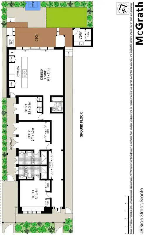 Floorplan of Homely house listing, 48 Brae Street, Bronte NSW 2024
