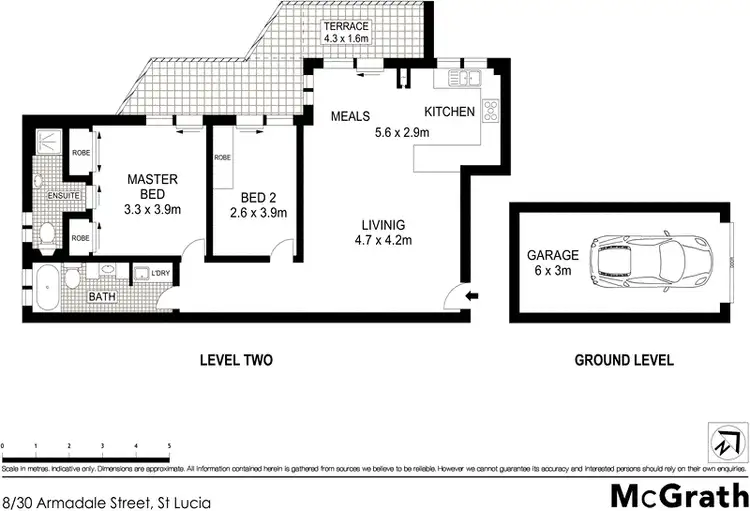 Floorplan of Homely apartment listing, 8/30 Armadale Street, St Lucia QLD 4067