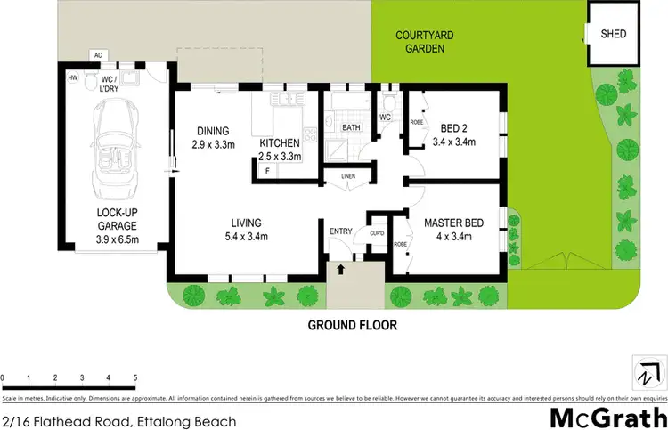 Floorplan of Homely villa listing, 2/16 Flathead Road, Ettalong Beach NSW 2257