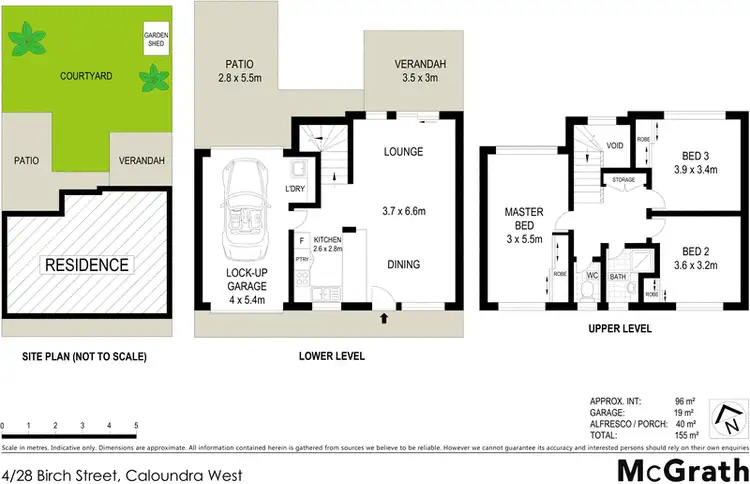 Floorplan of Homely townhouse listing, 4/28 Birch Street, Caloundra West QLD 4551