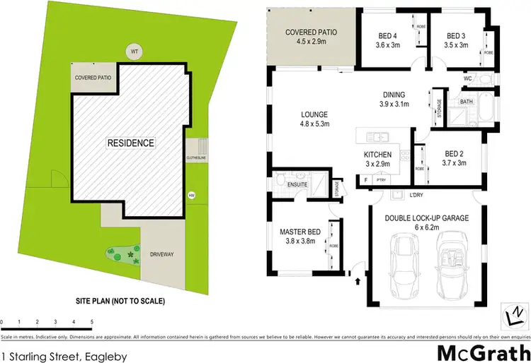Floorplan of Homely house listing, 1 Starling Street, Eagleby QLD 4207