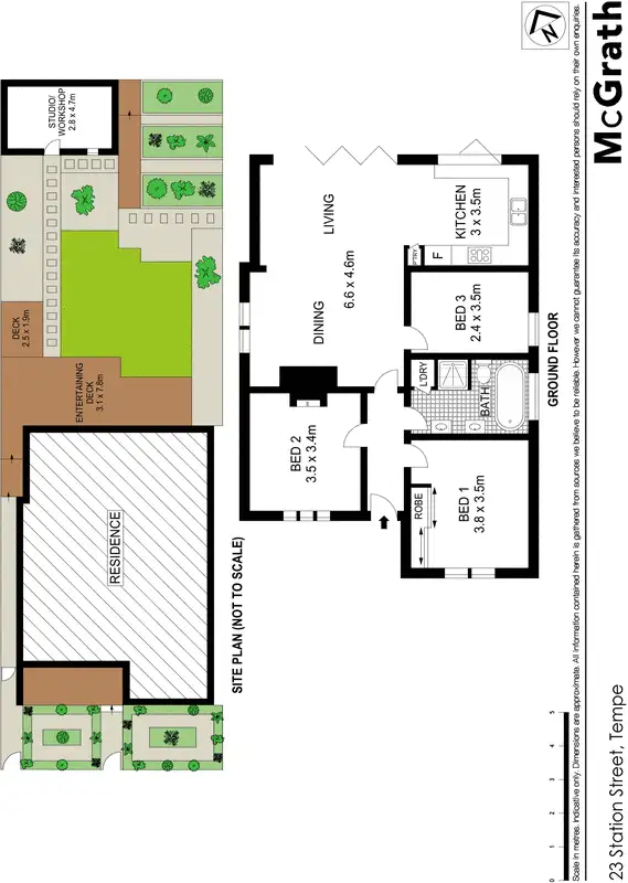 Floorplan of Homely house listing, 23 Station Street, Tempe NSW 2044