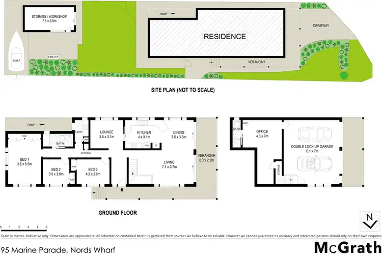 Floorplan of Homely house listing, 95 Marine Parade, Nords Wharf NSW 2281