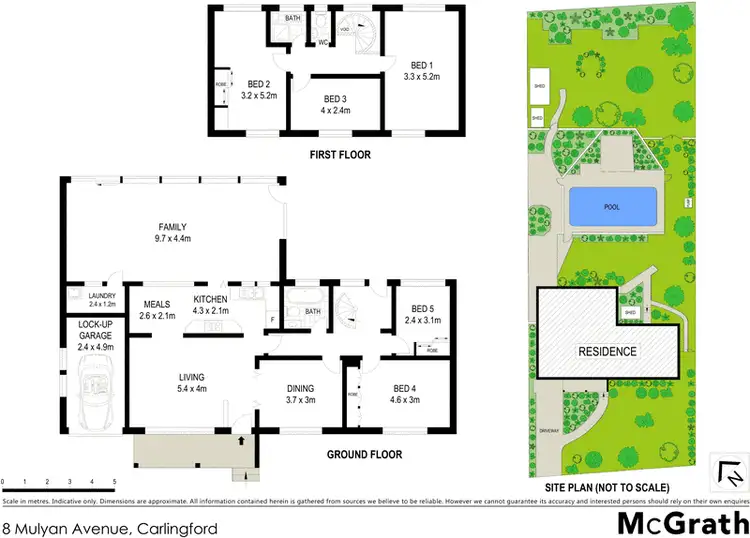 Floorplan of Homely house listing, 8 Mulyan Avenue, Carlingford NSW 2118