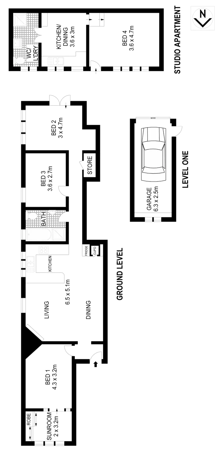 Floorplan of Homely apartment listing, 1/28 Carr Street, Coogee NSW 2034