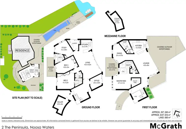 Floorplan of Homely house listing, 2 The Peninsula, Noosa Waters QLD 4566