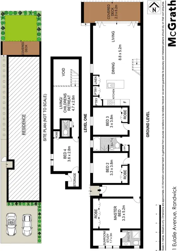 Floorplan of Homely house listing, 1 Eulalie Avenue, Randwick NSW 2031