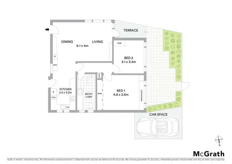 Floorplan of Homely apartment listing, 2/47 Westbury Street, St Kilda East VIC 3183