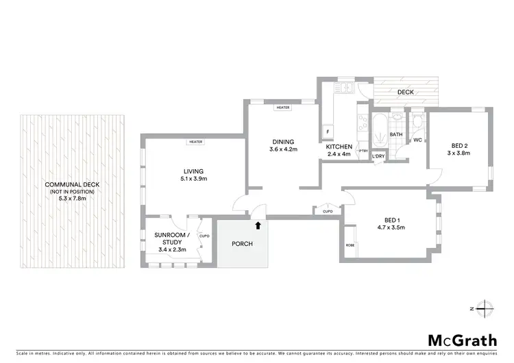 Floorplan of Homely apartment listing, 9/18 Westbury Street, St Kilda East VIC 3183