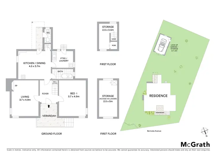 Floorplan of Homely house listing, 6 Bermuka Avenue, Wentworth Falls NSW 2782