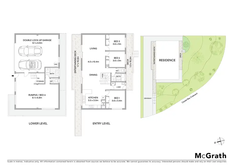 Floorplan of Homely house listing, 6 Careel Bay Crescent, Avalon Beach NSW 2107